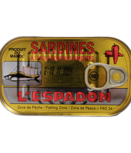 SARDINES ALHUILE VEGETALE PIMENTEE