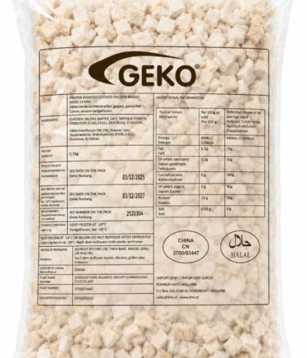 Roasted Chicken Breast Dices - 12 MM 2500g (GEKO)