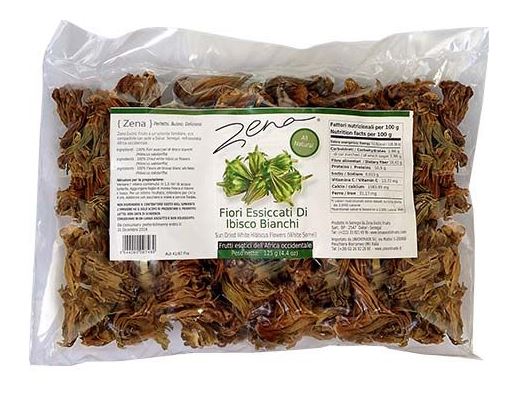Dried White Hibiscus Flowers 125 g